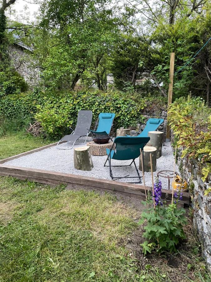 Le Monrepos Avec Jacuzzi Nordique Lägenhet Bielle Exteriör bild